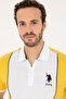 Men's Regular Fit Polo Neck Saffron T-Shirt 50281945-Vr043 - 2