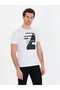 White Crew Neck Slim Fit T-Shirt 50265418-Vr013 - 4