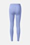 Women Sportswear Fit Pull On Tights, Lavender - 2