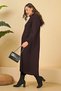 Plum Large Size Clothing Women's Zippered Hijab Cap High Quality - Seasonal - Winter - 6