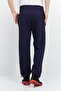 Men Sportswear Fit Teramo Knitted Sweatpants, Navy Blue - 4