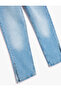 Normal Waist Skinny Leg Jeans - Slim Jean - 5