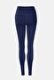 Women Sportswear Fit Pull On Tights, Purple - 2