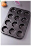 12-Piece Fireproof Non-Stick Muffin & Cupcake Mold, Cake Mold - 2