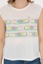 Women's Mint Crew Neck T-Shirt 50281809-Vr090 - 6