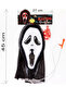 Halloween Special Scream Mask with Blood Effect - Scream Scary Bleeding 45X27Cm - 3