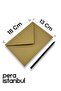 100Gr. Kraft 500 Pieces Letter Envelopes - 13X18Cm - 2