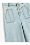 Wide Leg Jeans with Pockets Cotton - Wide Leg Jeans - 5
