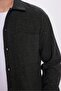 Men's Relax Fit Relax Cut Lumberjack Single Pocket Plain Khaki Apache Collar Winter Shirt - 5