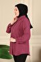 Women's Hijab Clothing Large Size Tunic Shirt Stone Balanced - 5