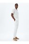 Chino Trousers with Pocket Detail, Lace-Up Waist, Cotton