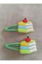 Cute School Themed Girl's Double Snap Buckle - 3