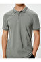 Slim Fit Polo T-Shirt Short Sleeve Stripe Detailed Cotton - 5