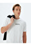 Basic T-Shirt Slogan Embroidered Crew Neck Short Sleeve Cotton - 2