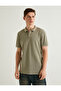 Slim Fit Polo T-Shirt Short Sleeve Stripe Detailed Cotton - 3