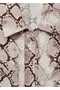 Snakeskin Print Shirt Dress - 7