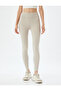 Basic Sports Leggings High Waist Skinny Fit Interlock - 3