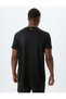 Sports T-Shirt Basic with Print Detail on the Back, Crew Neck, Short Sleeves - 4
