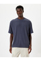 Oversize T-Shirt Short Sleeve Crew Neck Textured - 3
