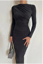 Women's Soft Touch Drape Detail Maxi Dress - 4