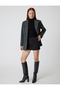 Low Waist Slim Fit Button Detailed Mini Shorts Skirt