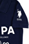 Boy's Navy Blue Polo Collar T-Shirt 50281550-Vr033 - 4