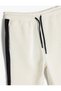 Jogger Sweatpants with Tie Waist Pockets and Color Block Stitching Detail - 4