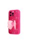 iPhone 14 Pro Max Case Camera Protected Figure Design Zore Kapya Cover-Dark Brown - 4
