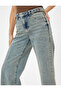Standard Waist Wide Leg Jeans Cotton with Buttoned Pockets - Wide Leg Jeans - 5