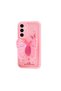 Galaxy S23 Fe Case Camera Protected Figure Design Zore Kapya Cover-Pink Dark - 3