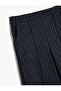 Relaxed Fit Striped Trousers with Pocket Detail - 3