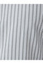Slim Fit Shirt with Half Italian Collar, Long Sleeves, Cotton Blend - 6