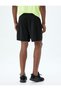 Sports Shorts with Lace-Up Waistband, Stripe Print and Pocket Detail - 4