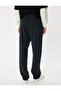 Loose Fit Sweatpants with Lace-Up Waist, Washable, Pocket Detail, Cotton Blend - 4