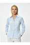 Business Poplin Shirt Long Sleeve Classic Collar with Piping - 3