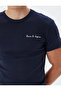 Slim Fit T-Shirt Slogan Printed Crew Neck Short Sleeve Cotton - 5