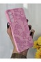 Samsung Galaxy A34 Compatible Velvet Inside Launch Leopard Printed Case - 5
