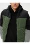 Inflatable Vest with Stand Collar, Slim Fit, Zipper Closure, Color Block, Pocket Detail - 5