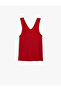 Gilet Tweed Dress with Pocket Detail and Thick Straps - 2