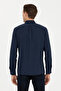 Men's Navy Blue Long Sleeve Shirt 50279439 -Vr033 - 5