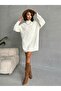 Patterned Low Sleeve Knitwear Tunic - 4
