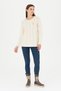 Women's Stone Melange Crew Neck Sweater 50277268-Vr225 - 4