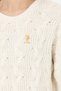 Women's Stone Melange Crew Neck Sweater 50277268-Vr225 - 7