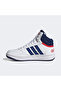 Hoops Mid Kids White Casual Sneakers - 4