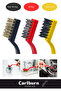 3-Piece Kitchen Cooker Oven Hood Oil Removal Wire Brush Detailed Cleaning Set with Hard Plastic Head - 4