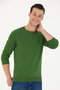 Men's Green Crew Neck Sweater 50275848-Vr054 - 4