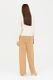 Women's Sand Melange Loose Fit Knitwear Trousers 50277305-Vr123 - 4