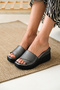 Women's Wedge Heel Slippers Folded Orthopedic Sole Slippers Valery
