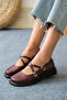 Women's Ballerina Orthopedic Double Belted Stylish and Comfortable Ballerina Shoes Astrid - 6