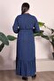 Women's Hijab Clothing Dress Plus Size Clothing Prevailing Collar Crispy Pattern Dress - 8